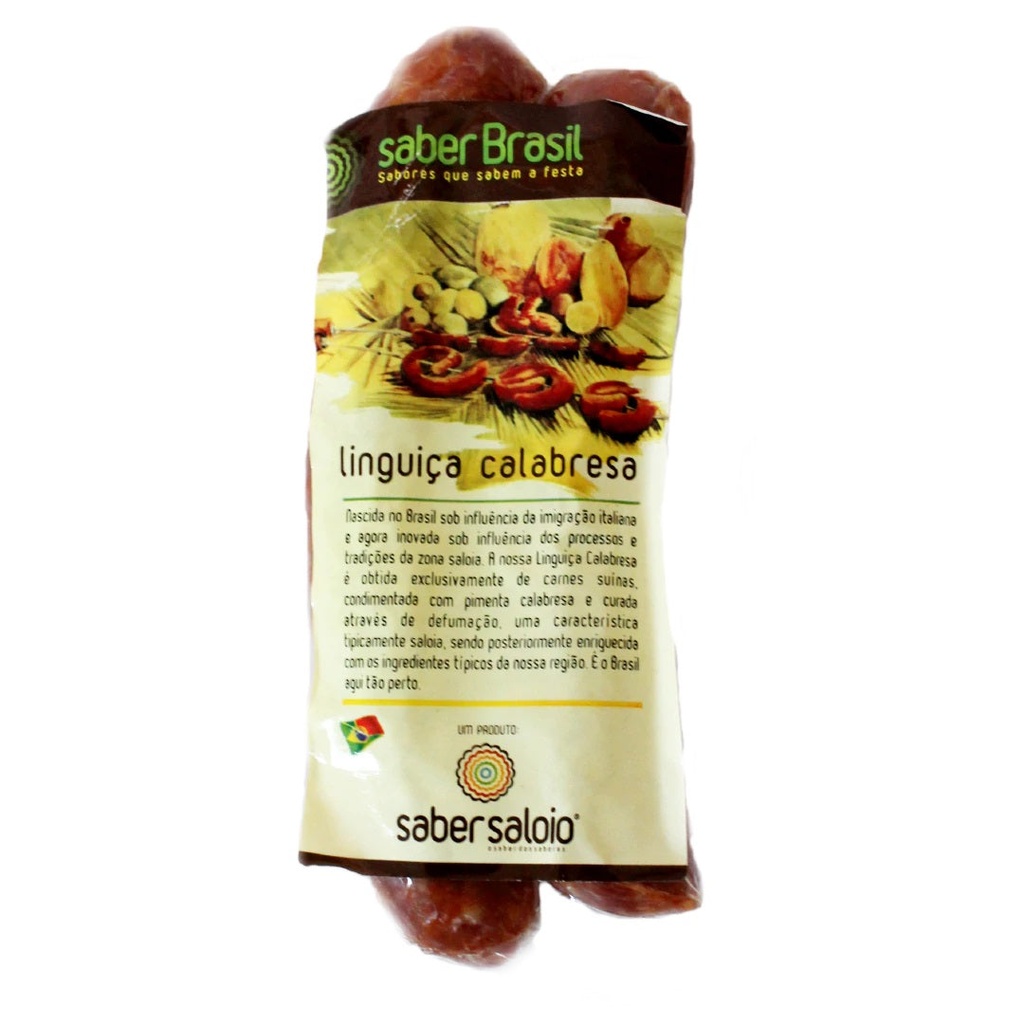 [ACG-0070] Saber Brasil Linguiça Calabresa 2un (aprox. 300g)