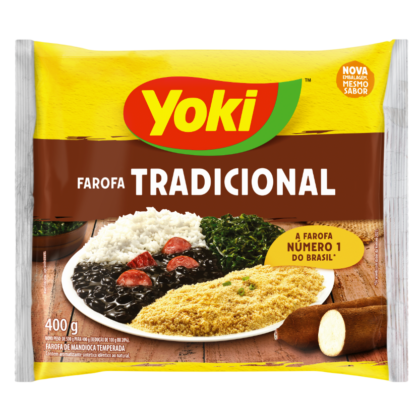 [MER-1190] Yoki Ready-Made Farofa 400g (toasted cassava flour)
