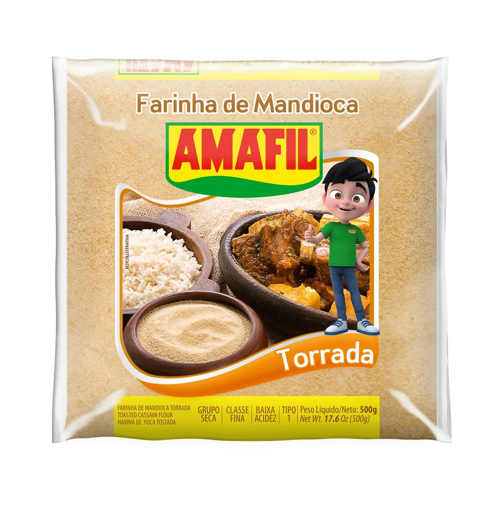 [MER-0020] Amafil Farinha de Mandioca Torrada 500g