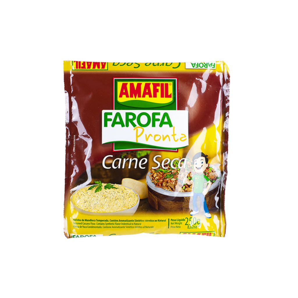 [MER-0030] Amafil Farofa Pronta com Carne Seca