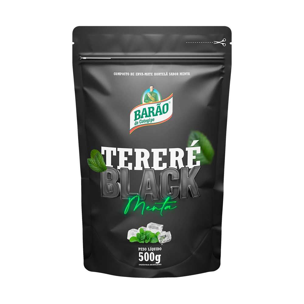 [BEB-0120] Barão de Cotegipe Erva-Mate Tereré Black Menthe 500g (maté glacé)