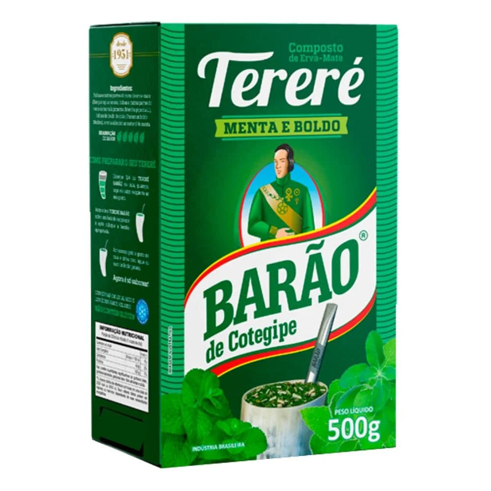 [BEB-0130] Barão de Cotegipe Erva-Mate Tereré Menta e Boldo 500g