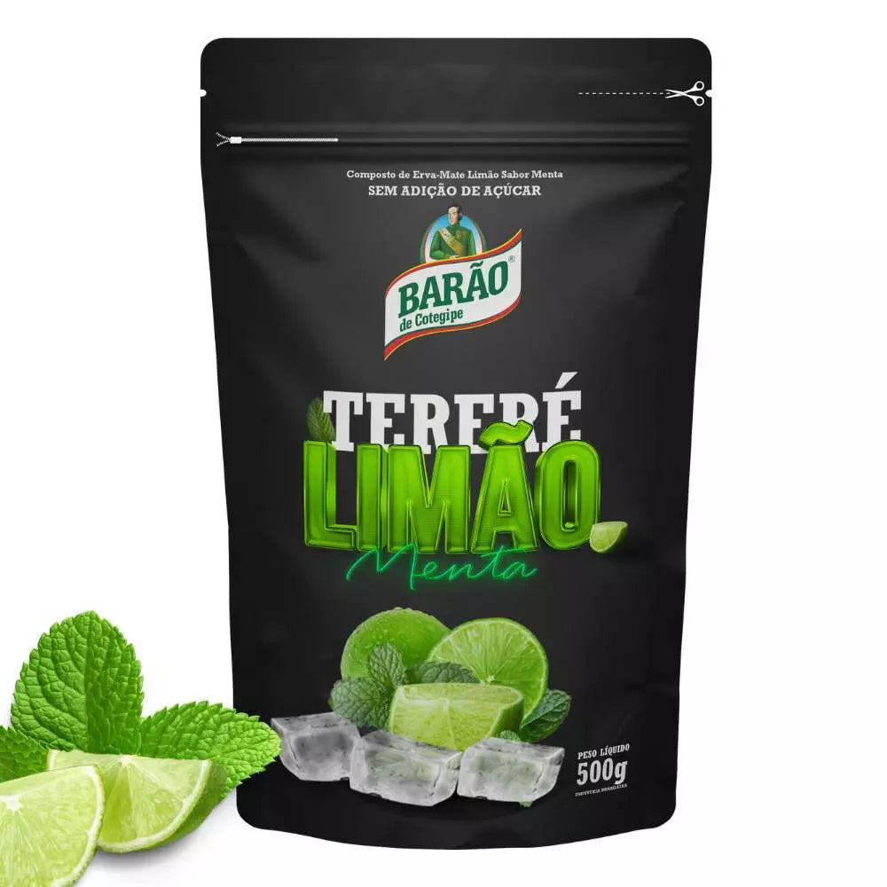 [BEB-0140] Barão de Cotegipe Erva-Mate Tereré Mint and Lime 500g (iced maté)