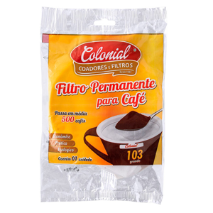 [CAS-0060] Colonial Filtro Permanente para Café nº103 1un
