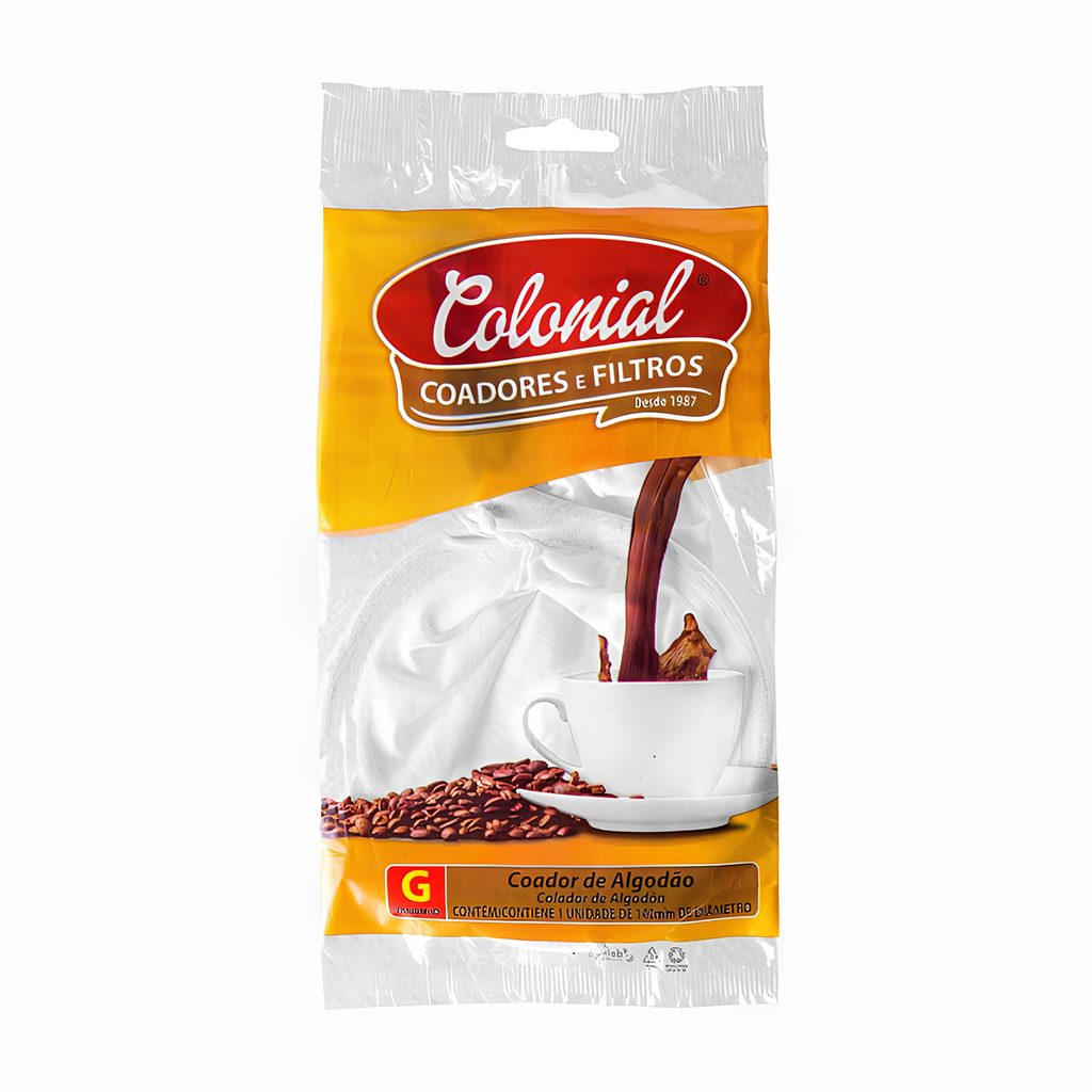 [CAS-0050] Colonial Stoffen Koffiefilter 1un