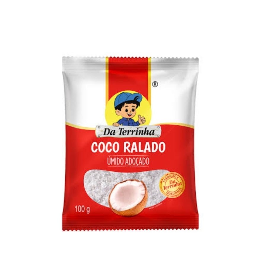 [MER-0270] Da Terrinha Noix de Coco Râpée Humide Sucrée 100g