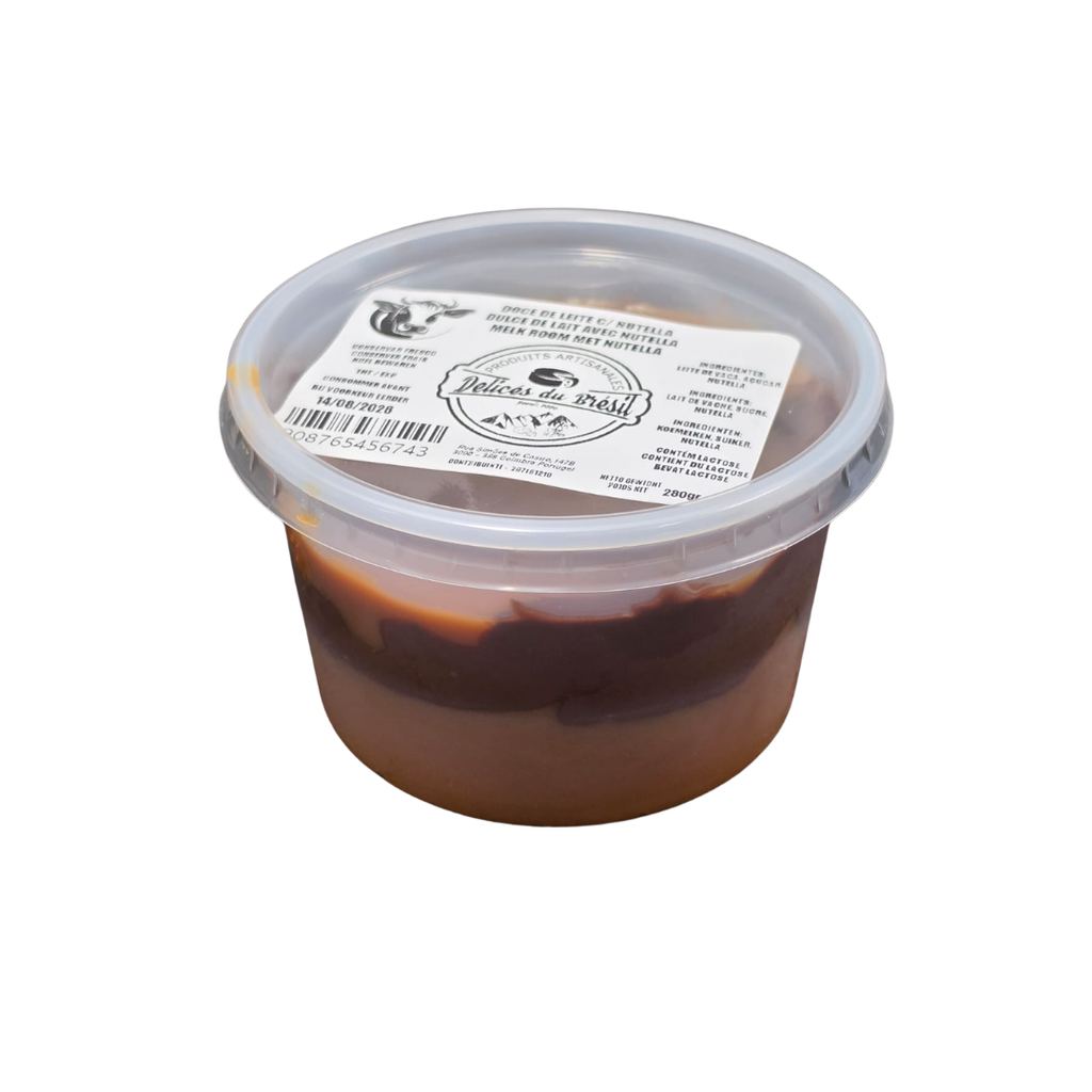 [DOC-0170] Delicés du Brésil Doce de Leite met Nutella 280g (melkkaramel)