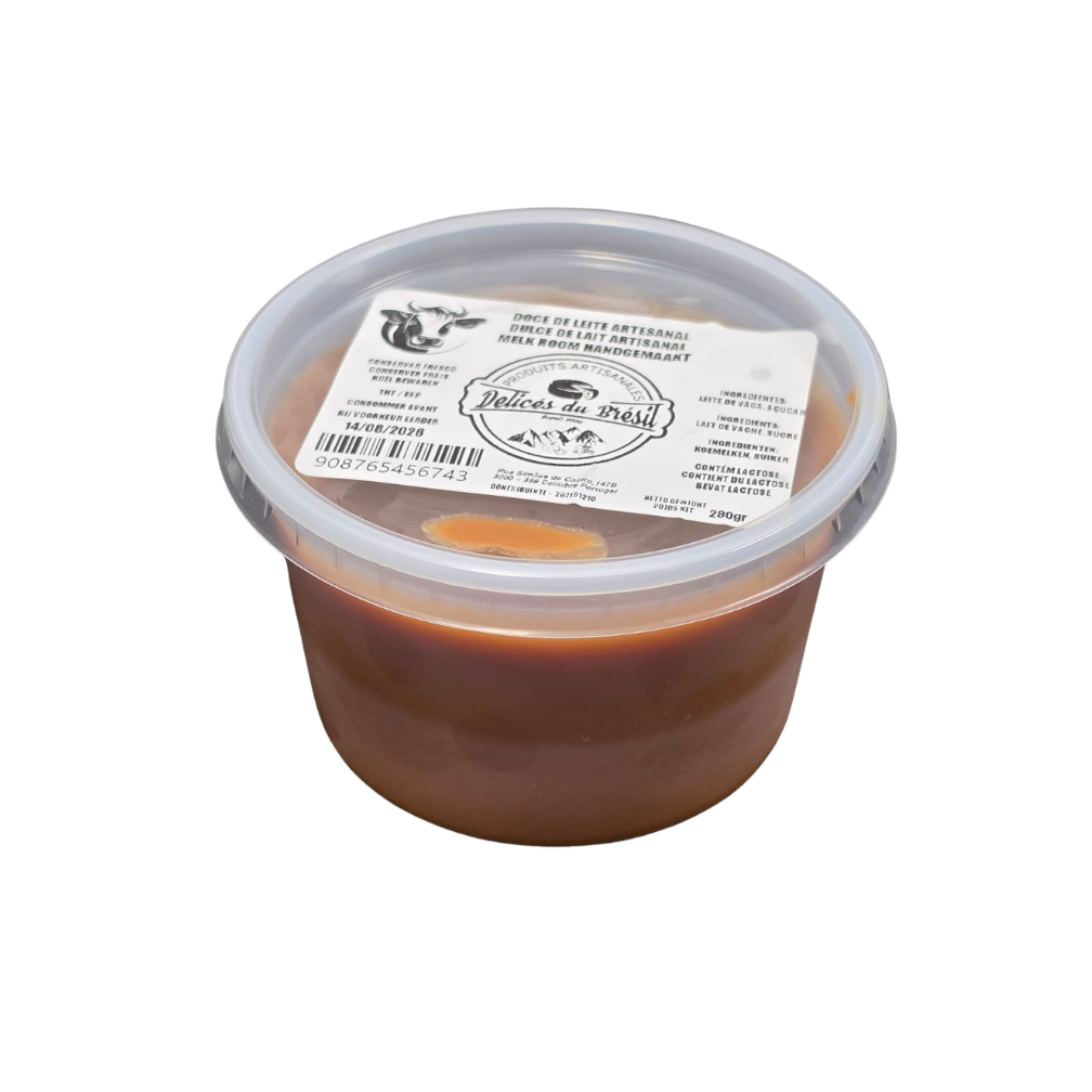 [DOC-0180] Delicés du Brésil Doce de Leite Traditioneel 280g (melkkaramel)