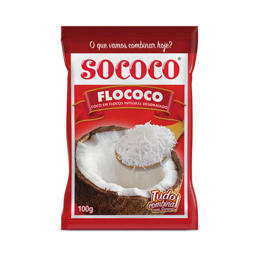 [MER-0920] Sococo Flococo Noix de Coco Râpée en Flocons 100g