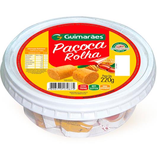 [DOC-0270] Guimarães Paçoca Rolha 220g (pindasnoep)