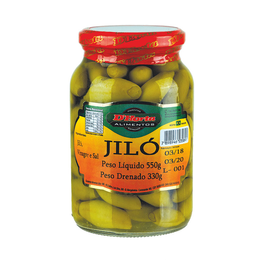 [MER-0330] D'Horta Jiló en Conserve 550g (aubergine amère brésilienne)
