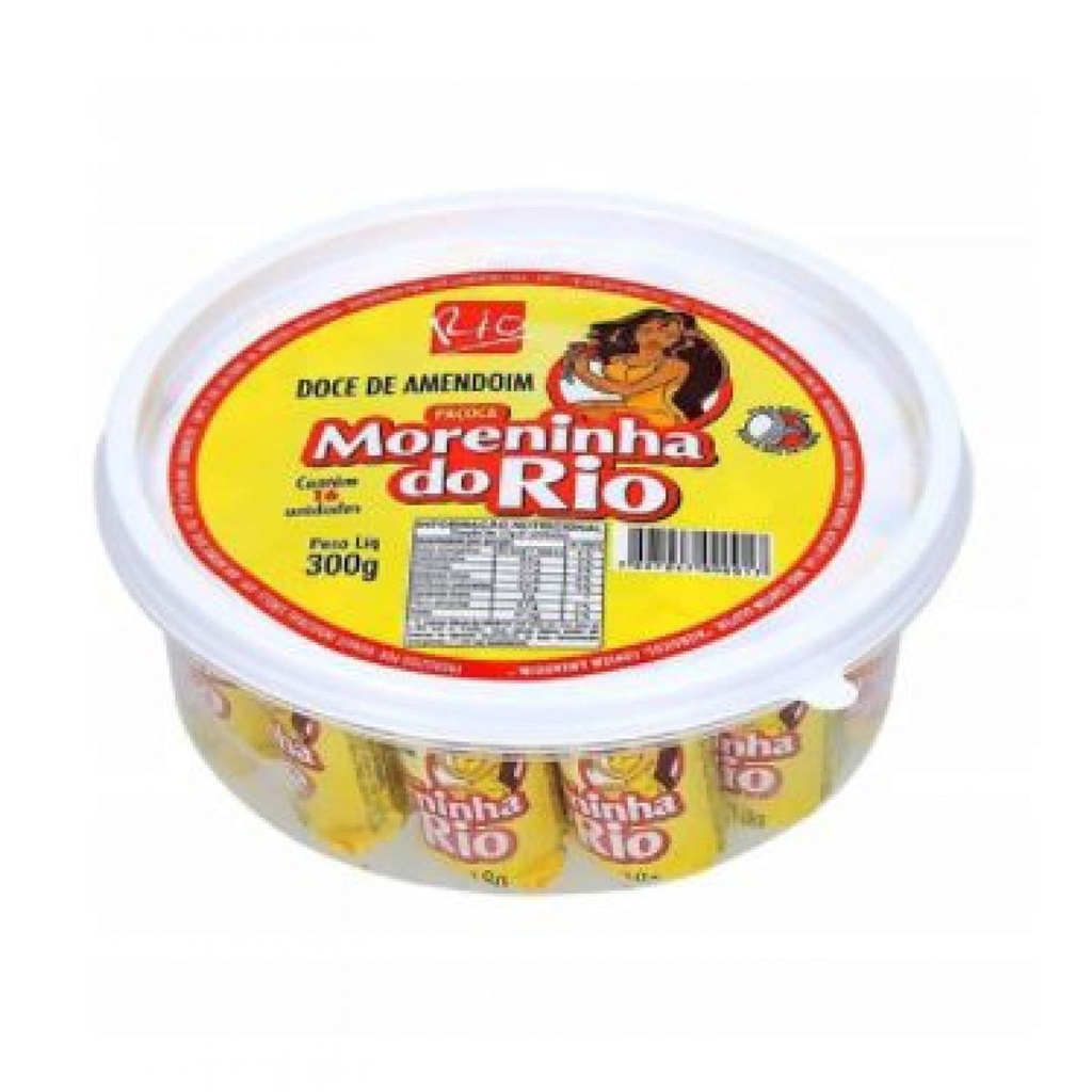 [DOC-0430] Moreninha do Rio Paçoca Rolha 300g (peanut candy)