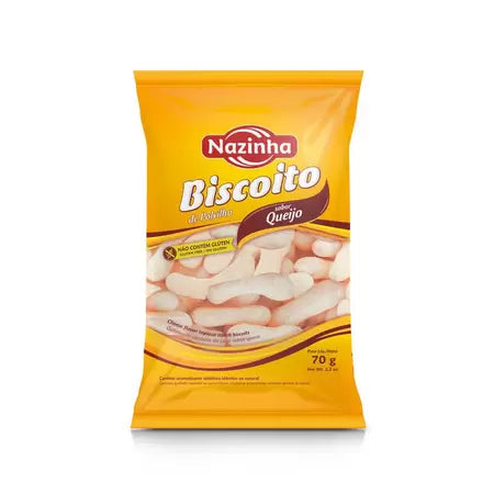 [DOC-0470] Nazinha Biscuits de Polvilho Saveur Fromage 70g (fécule de manioc)