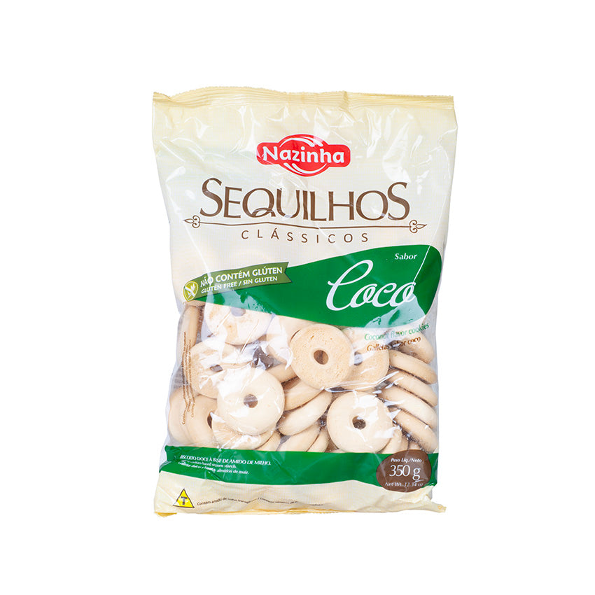 [DOC-0490] Nazinha Sequilhos à la Noix de Coco 300g (petits sablés à la fécule)