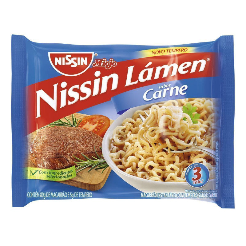 [MER-0470] Nissin Macarrão Instantâneo sabor Carne 85g