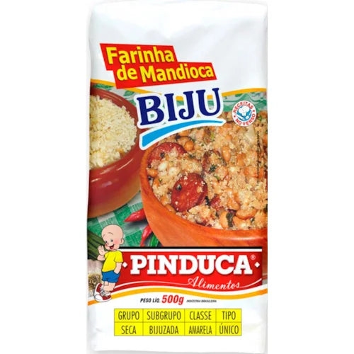 [MER-0610] Pinduca Cassavemeel Biju 500g (cassavevlokken)