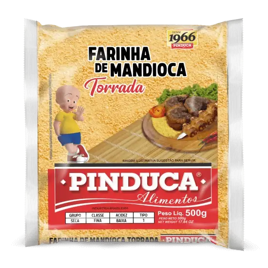 [MER-0630] Pinduca Farinha de Mandioca Torrada 500g