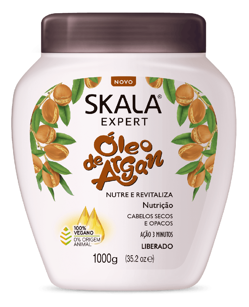 [CAS-0350] Skala Óleo de Argan Creme para Cabelo 1L
