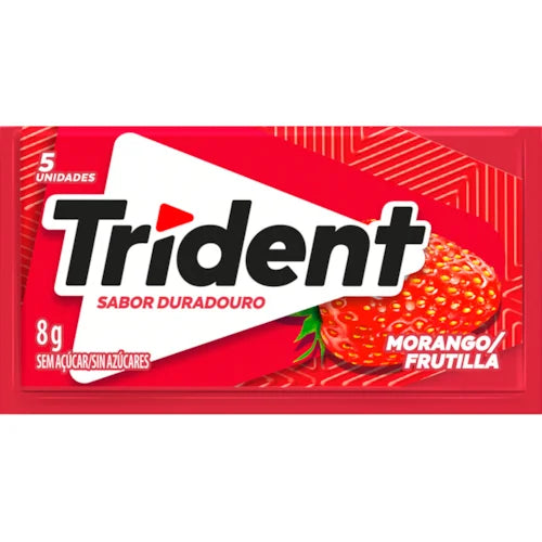 [DOC-0830] Trident Chewing Gum Strawberry Flavour 8g