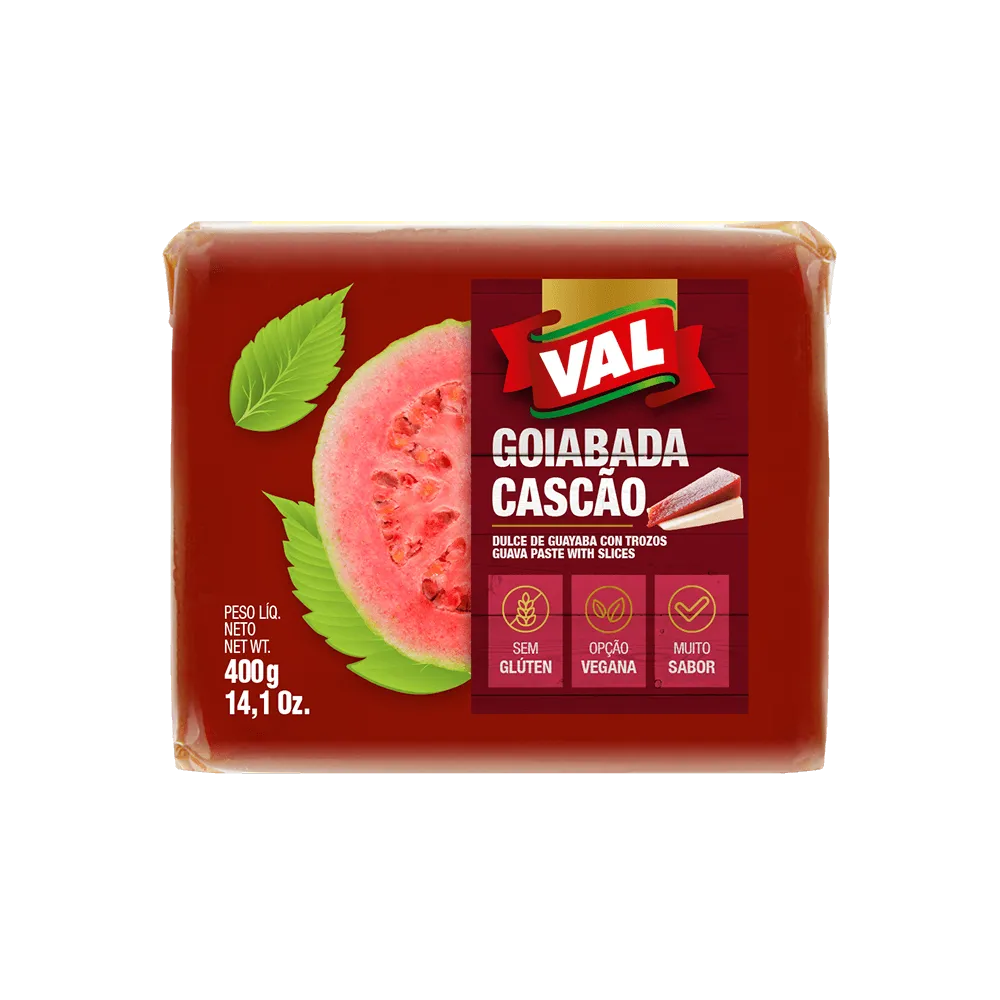 [DOC-0910] Val Goiabada Cascão em Barra 400g