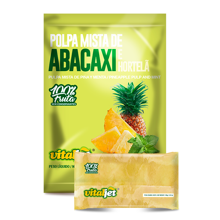 [SAL-0480] Vitaljet Pineapple Pulp with Mint
